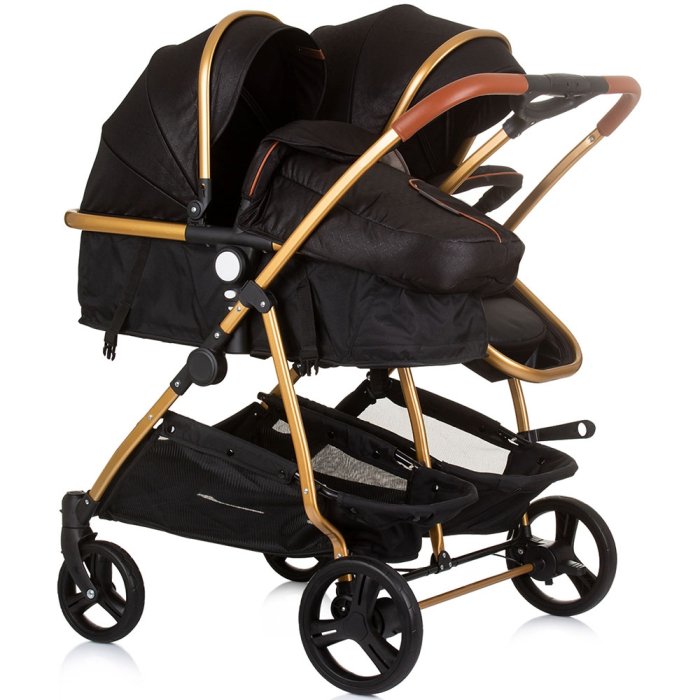 Carucior gemeni Chipolino Duo Smart 2 in 1 obsidian gold [2]