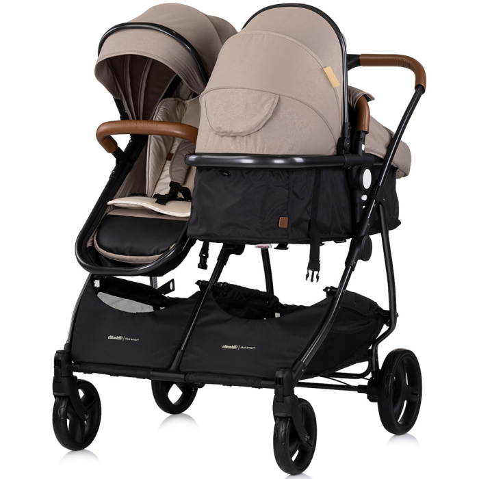 Carucior gemeni Chipolino Duo Smart 2 in 1 tiramisu [5]