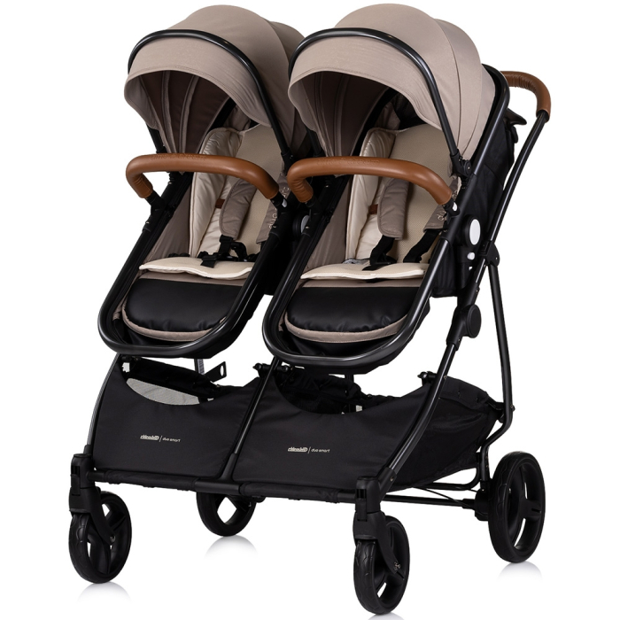 Carucior gemeni Chipolino Duo Smart 2 in 1 tiramisu [6]