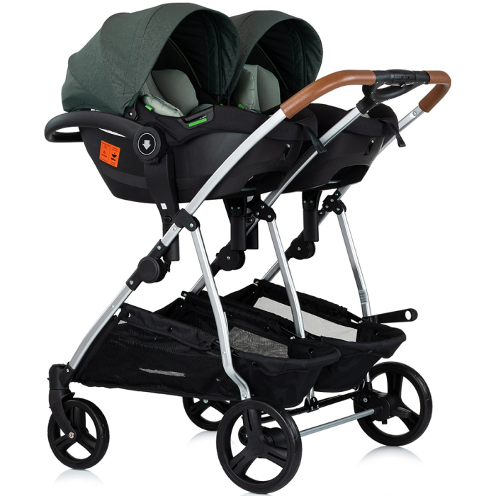 Carucior gemeni Chipolino Duo Smart 3 in 1 basil [11]