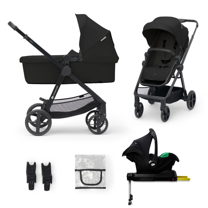 CARUCIOR KINDERKRAFT NEWLY, 4 IN 1, CLASSIC BLACK [1]