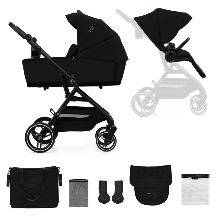 CARUCIOR KINDERKRAFT YOXI 2IN1, PURE BLACK [2]