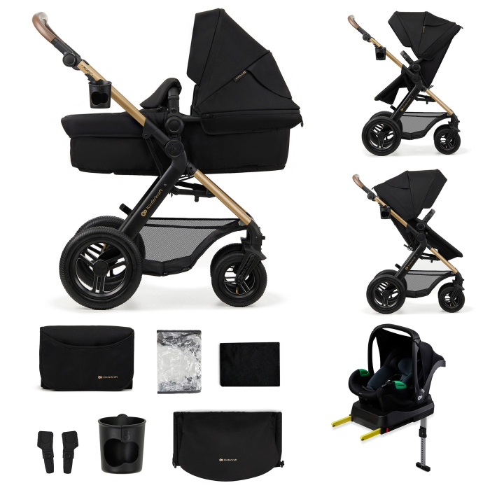CARUCIOR MULTIFUNCTIONAL KINDERKRAFT MOOV 2 AIR 4IN1 PURE BLACK [1]