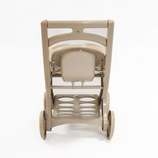 Carucior pentru papusa MyKids 0122/02eco Beige-Brown [4]