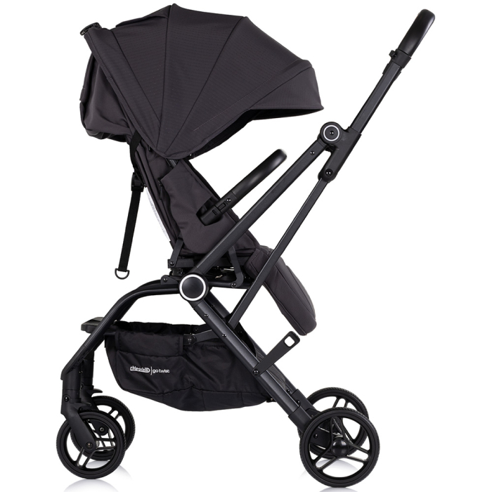 Carucior sport Chipolino Go Twist cu sezut rotativ charcoal [4]