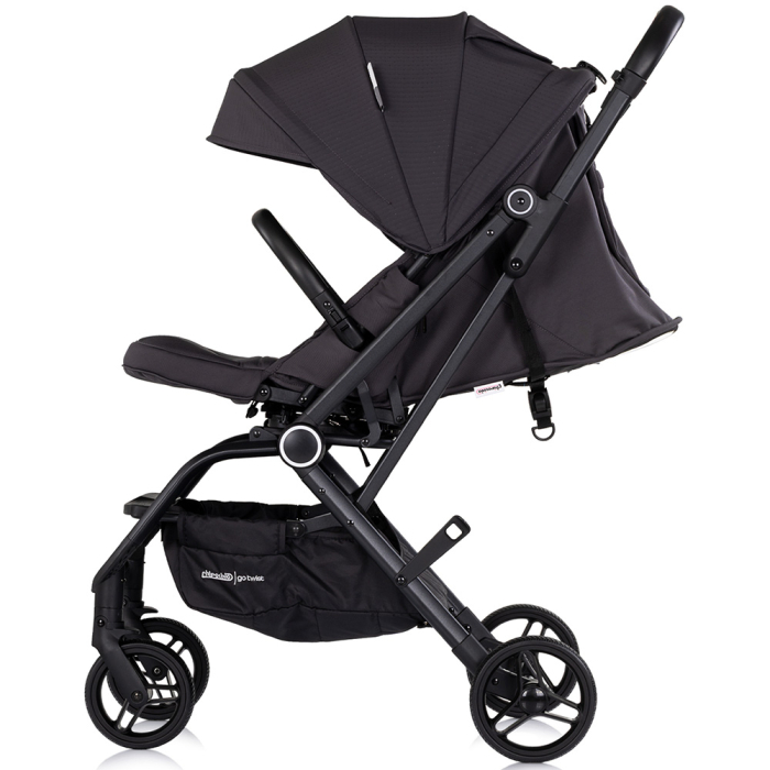Carucior sport Chipolino Go Twist cu sezut rotativ charcoal [3]