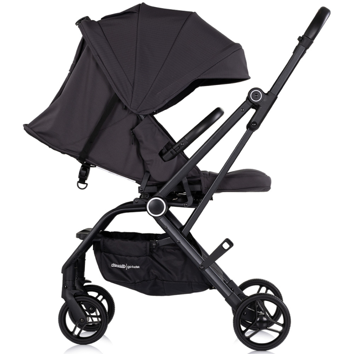 Carucior sport Chipolino Go Twist cu sezut rotativ charcoal [5]