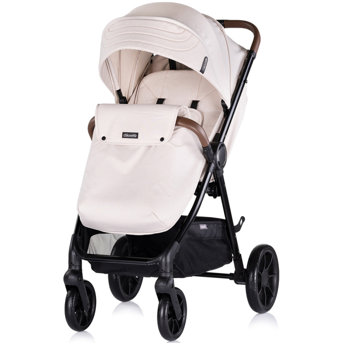 Carucior sport Chipolino Ultera cu husa picioare biscotta [2]