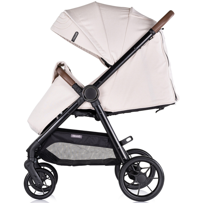 Carucior sport Chipolino Ultera cu husa picioare biscotta [5]