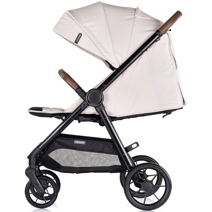 Carucior sport Chipolino Ultera cu husa picioare biscotta [4]