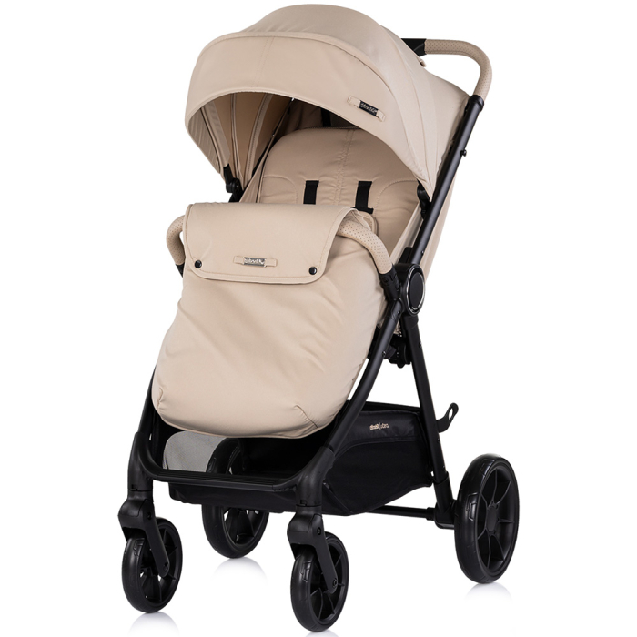 Carucior sport Chipolino Ultera cu husa picioare latte [2]