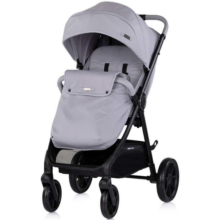 Carucior sport Chipolino Ultera cu husa picioare platinum [2]