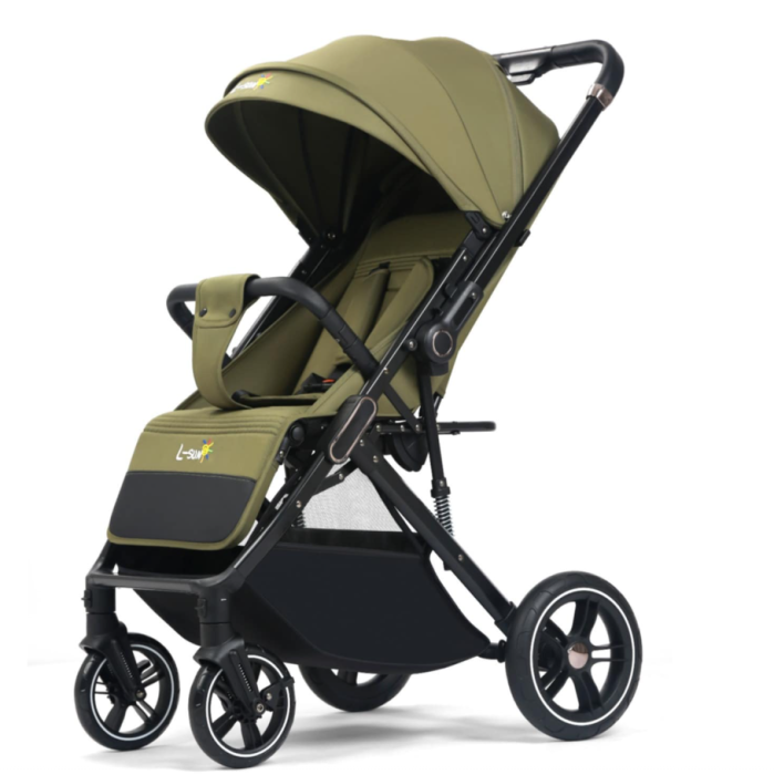 Carucior sport, Cu pozitie de somn, Pliere troler, Tehnologia One-Hand Folding, Green [3]