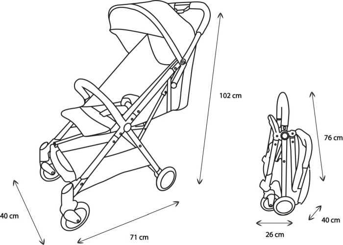 CARUCIOR SPORT NANIA, ORLA, GREY/BLACK [5]