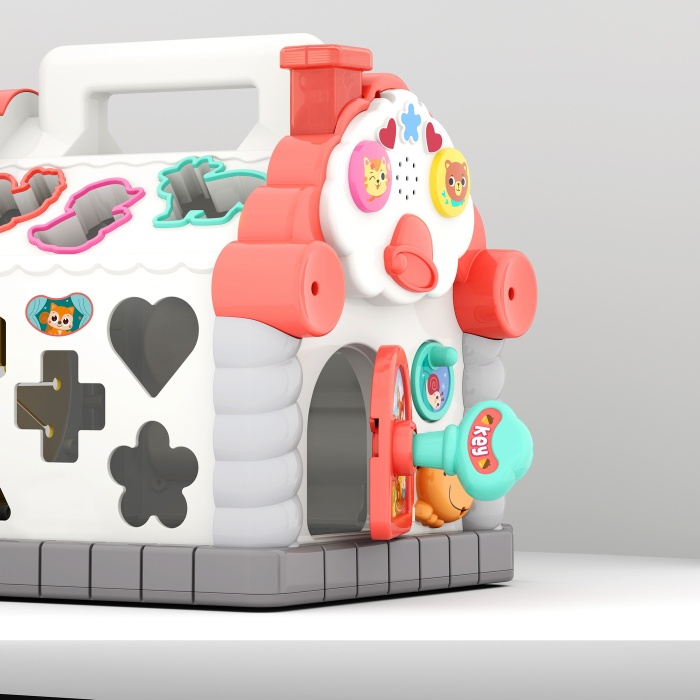 CASUTA EDUCATIVA A ANIMALUTELOR CU SUNETE SI LUMINI [8]