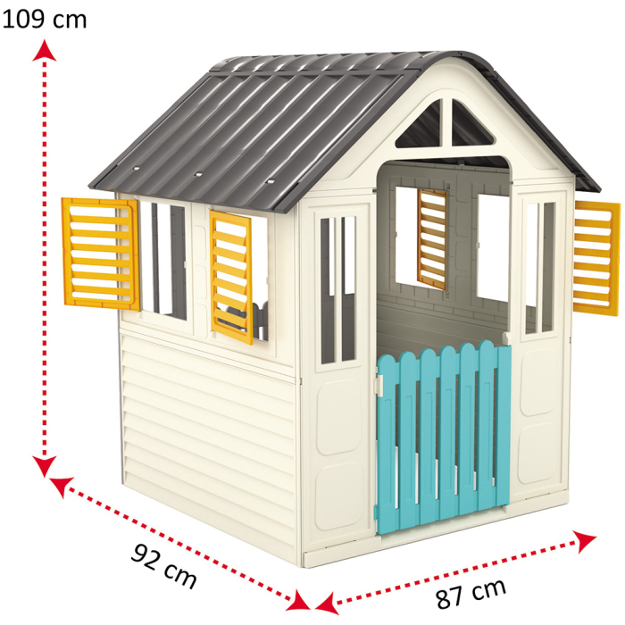 Casuta pentru copii Pilsan Country House gray [2]