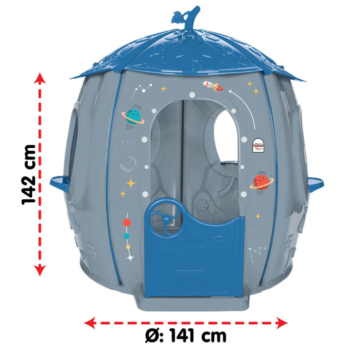 Casuta pentru copii Pilsan Space House gray [2]