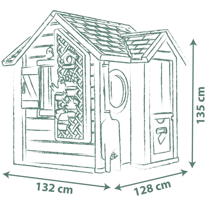 Casuta pentru copii Smoby Life Garden House [2]