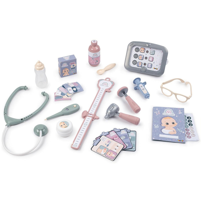 Centru de ingrijire pentru papusi Smoby Baby Care Center albastru cu accesorii [3]