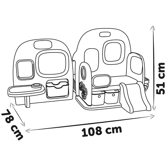 Centru de ingrijire pentru papusi Smoby Baby Care Childcare Center albastru roz cu accesorii [3]