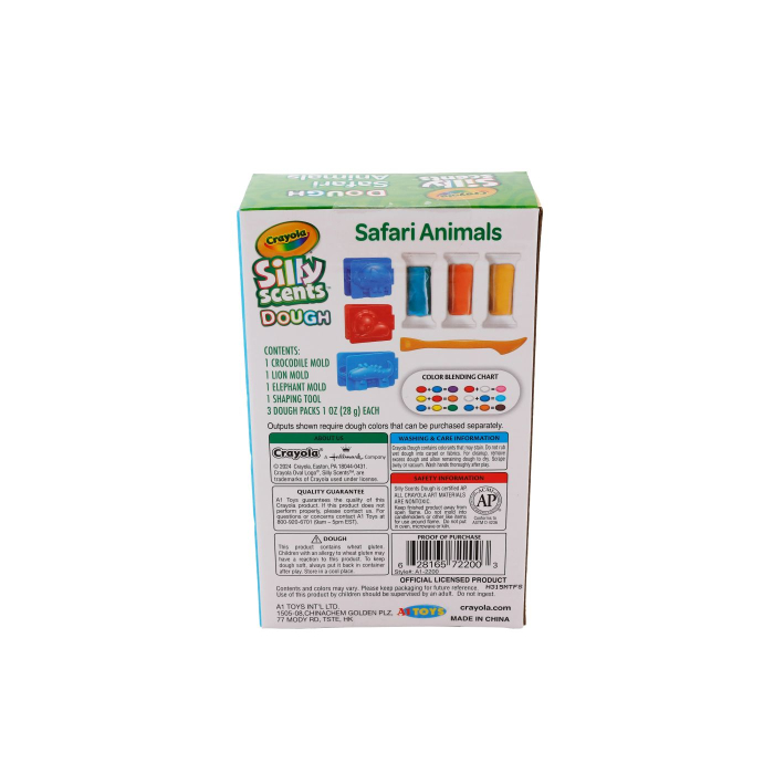 CRAYOLA SILLY SCENTS SET MIC ANIMALELE DIN SAFARI CU ACCESORII [3]