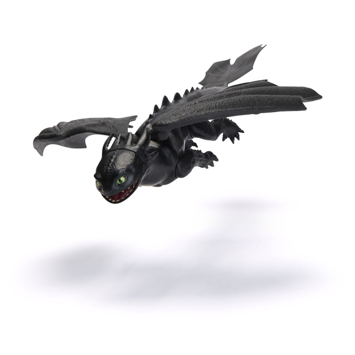 CUM SA ITI DRESEZI DRAGONUL FIGURINA DRAGON TOOTHLESS CU ARIPI MOBILE 20CM [5]