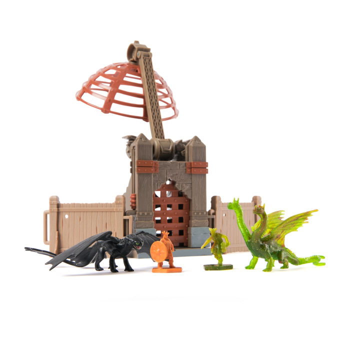 CUM SA ITI DRESEZI DRAGONUL INCERCAREA FLACARII SET DE JOACA ARENA DE ANTRENAMENT LUMEA LUI BERK [3]