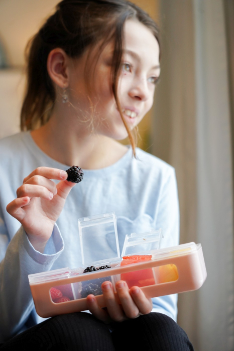 CUTIE SNACK 4 COMPARTIMENTE, MELII, ROZ [4]