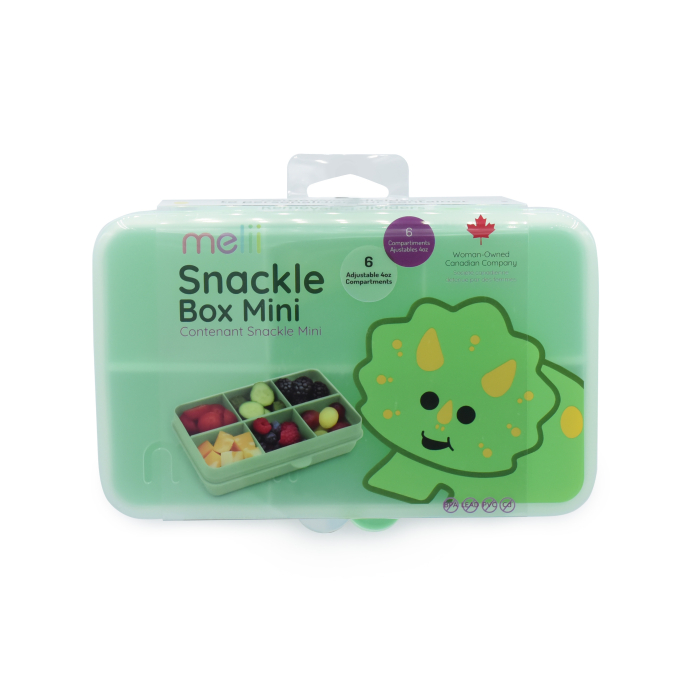 CUTIE SNACK 6 COMPARTIMENTE, MELII, PRINT DINOZAUR [2]