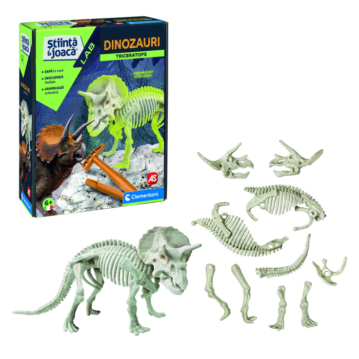 DESCOPERA DINOZAURUL TRICERATOPS [5]