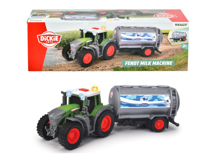 DICKIE FENDT TRACTOR CU CISTERNA DE LAPTE [7]