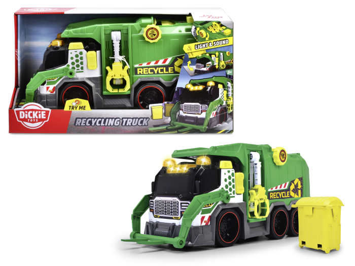 DICKIE TOYS CAMION DE RECICLARE CU LUMINI SI SUNETE 39CM [8]