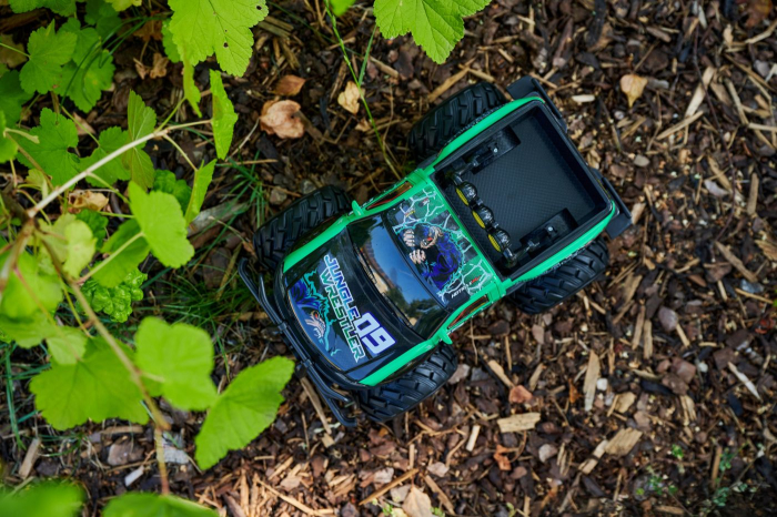 DICKIE TOYS MASINA CU TELECOMANDA FORD F150 RTR JUNGLE WRESTLER 30CM [9]