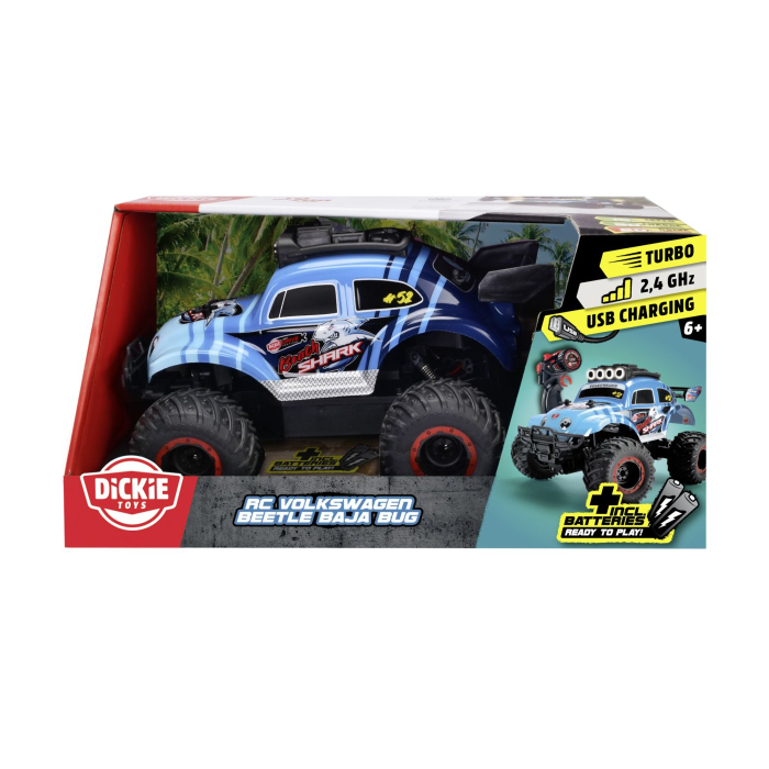DICKIE TOYS MASINA CU TELECOMANDA VOLKSWAGEN BEETLE MONSTER BUG 23CM [2]