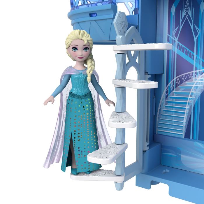 DISNEY FROZEN SET DE JOACA PAPUSA ELSA SI CASTELUL DE GHEATA CU ACCESORII [9]