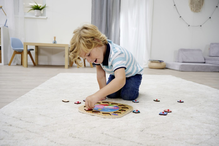 EICHORN PEPPA PIG CEAS DE INVATARE DIN LEMN 25CM [5]