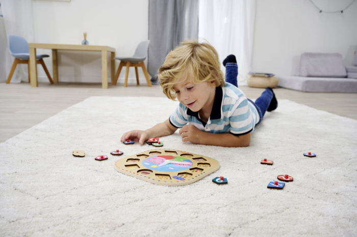 EICHORN PEPPA PIG CEAS DE INVATARE DIN LEMN 25CM [4]