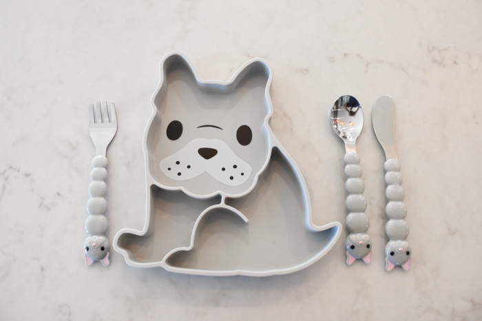 FARFURIE COMPARTIMENTATA DIN SILICON CU VENTUZA, MELII, BULLDOG [5]