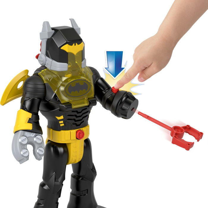 FISHER PRICE IMAGINEXT DC SUPER FRIENDS SET FIGURINA BATMAN SI COSTUM EXO CU LUMINI SI SUNETE [8]