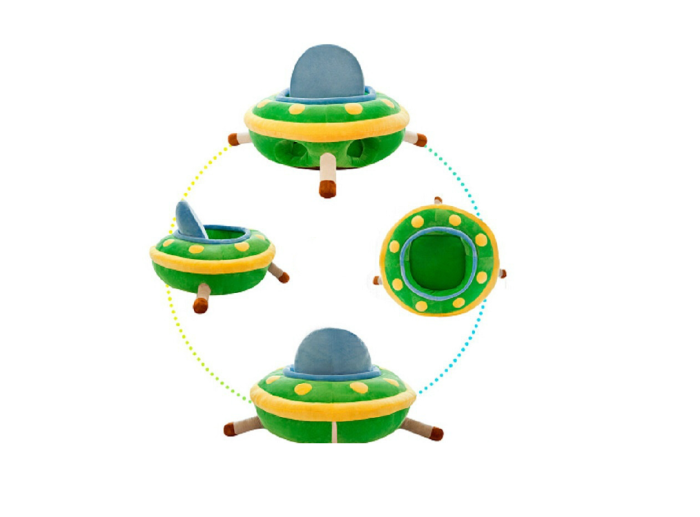 Fotoliu din plus, model centru de joaca, cu spatar detasabil, verde [5]