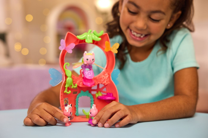 GABBYS DOLLHOUSE FAIRYLANDIA SET DE JOACA ZANA PISICUTEI CU FIGURINE SI ACCESORII [6]