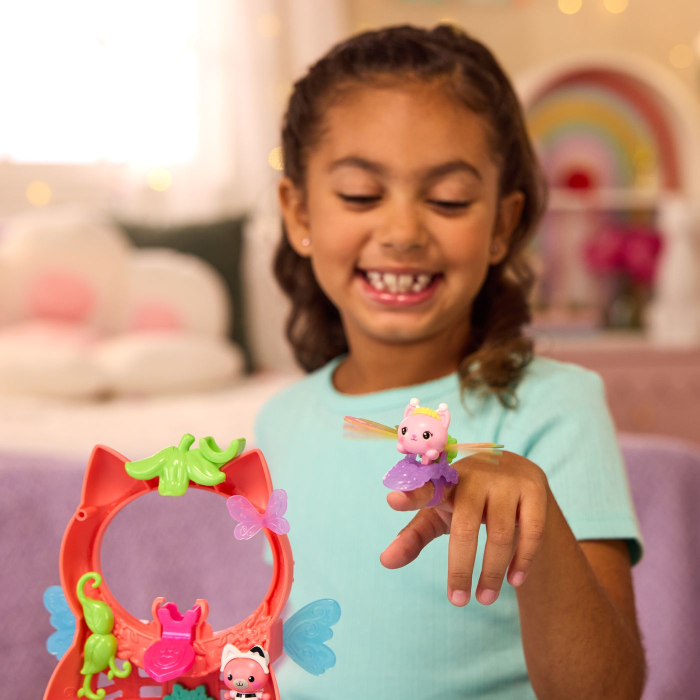 GABBYS DOLLHOUSE FAIRYLANDIA SET DE JOACA ZANA PISICUTEI CU FIGURINE SI ACCESORII [5]