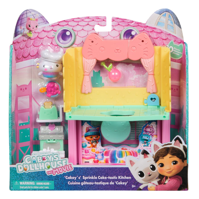 GABBYS DOLLHOUSE FILMUL CAMERE PENTRU CASA DE PAPUSI A LUI GABBY BUCATARIE CU FIGURINE SI ACCESORII [1]