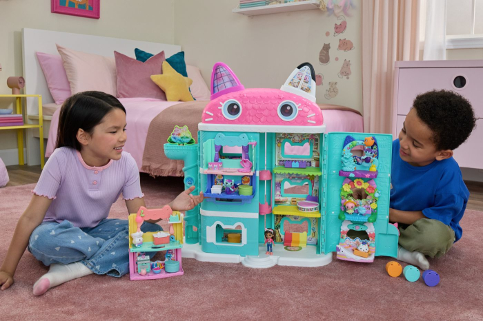 GABBYS DOLLHOUSE FILMUL CASA DE PAPUSI A LUI GABBYS MEOW MAZING CU ACCESORII [4]