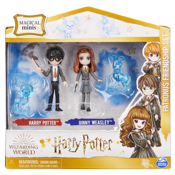 HARRY POTTER WIZARDING WORLD MAGICAL MINIS SET 2 FIGURINE HARRY POTTER SI GINNY WEASLEY [2]