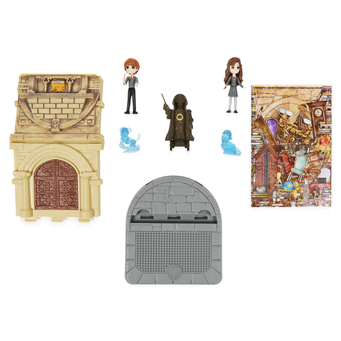 HARRY POTTER WIZARDING WORLD MAGICAL MINIS SET 2 FIGURINE RON WISLEAY SI HERMIONE GRANGER [2]