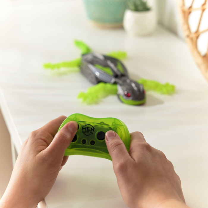 HEX BOTS SOPARLA GECKO VERDE CATARATOARE CU TELECOMANDA [6]