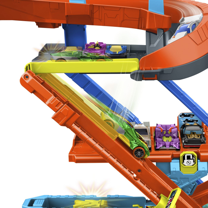 HOT WHEELS CITY TRANSFORMAREA GARAJULUI DE CASCADORII CU MASINUTA INCLUSA [6]