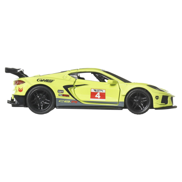 HOT WHEELS MASINUTA METALICA CU SISTEM PULL BACK CORVETTE C8.R HW TORQUE SCARA 1 LA 43 [3]