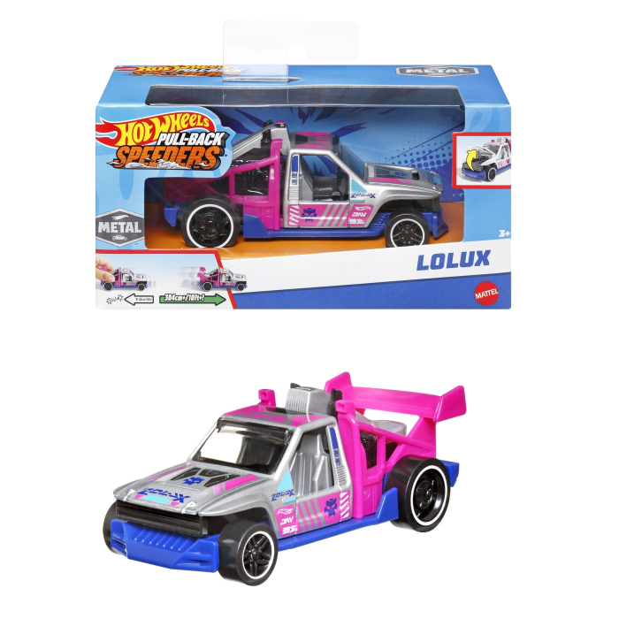 HOT WHEELS MASINUTA METALICA CU SISTEM PULL BACK LOLUX SCARA 1:43 [6]
